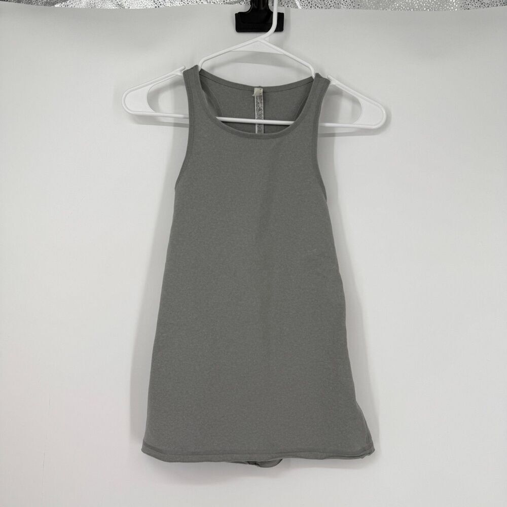 Free People Movement Long Tank Cut Out Back Athleisure Yoga Pickleball Run Sz S